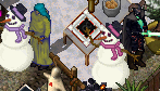 Focus &amp; Shinji building their snowmen :P