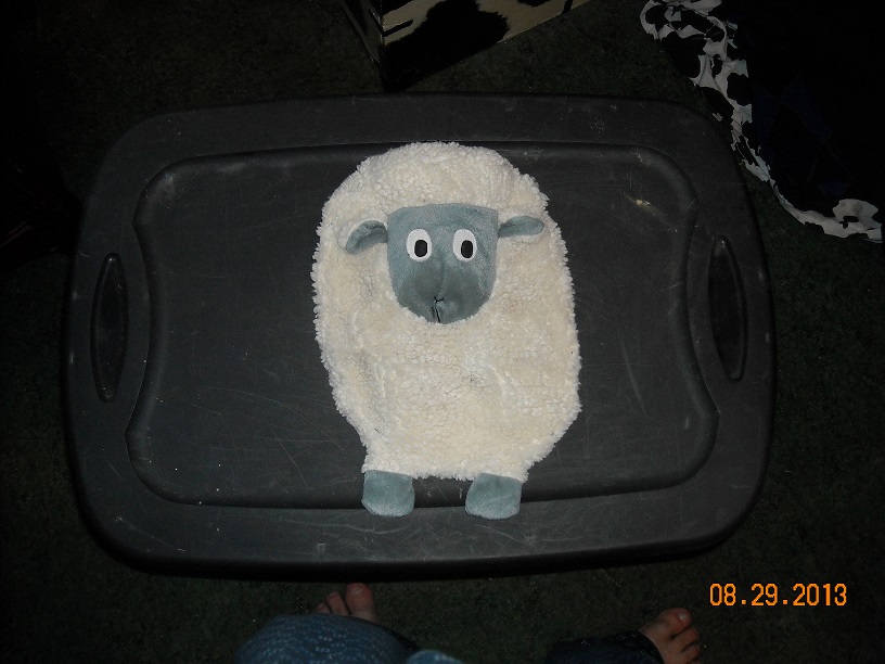 Sheep Sporran with a Bahh'ing voice box.