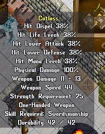 Cutlass 5 x 38