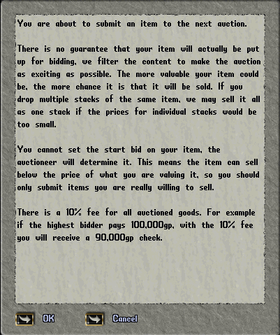 Auction submission acceptance form