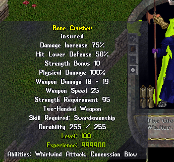BC Level 100 NPS and Arty Tag removed