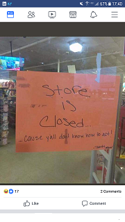 How the staff feels about US at times. LMAO