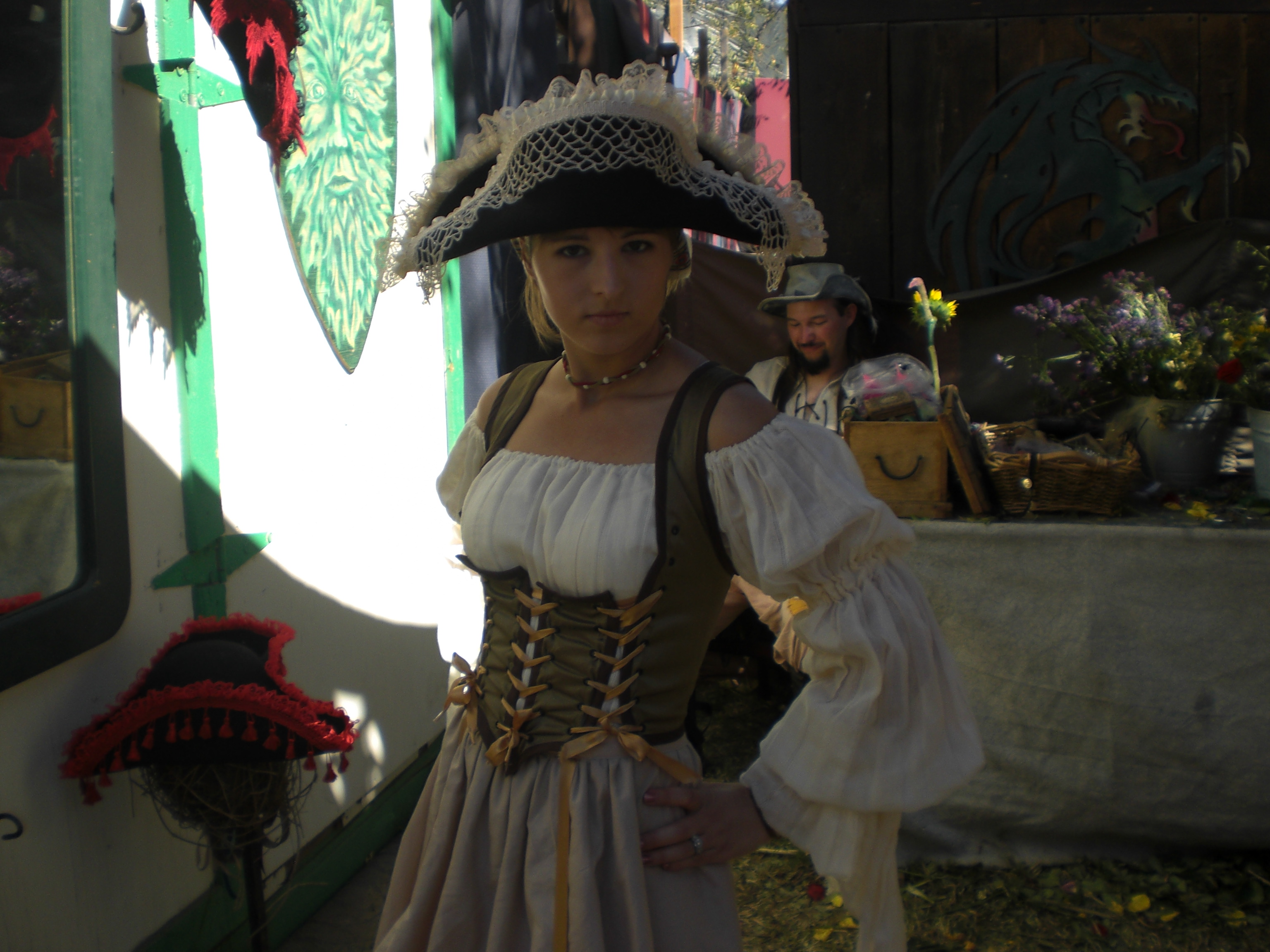 This is what she looks like... ok not on an everyday basis, cmon, im not that lucky lol, but this is her at the renaissance fair (pirate theme) ... best event ever btw... (ps: there IS a pic of us way earlier on in this topic, on page 5 posted by June... and holy crap thats an old pic)